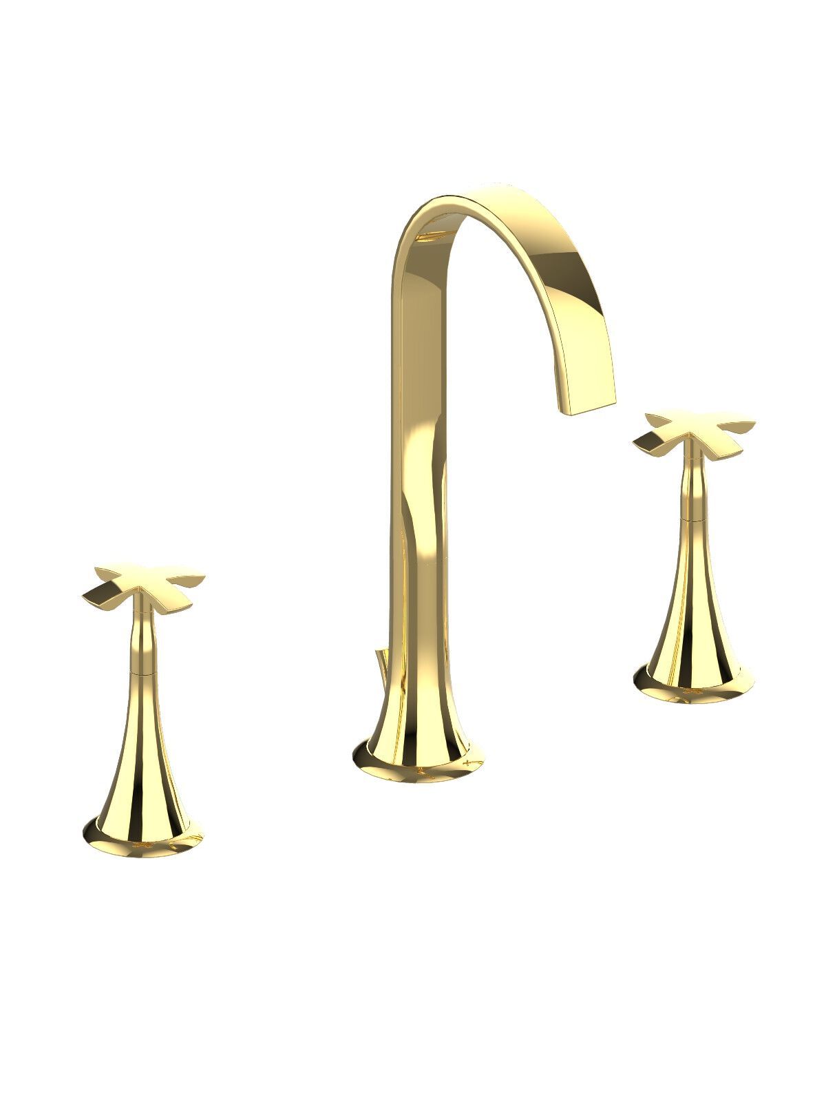 Высокий смеситель для раковины с раздельными розетками Rubinetterie Frattini Lucrezia ARCH-00072703 - Вид №2