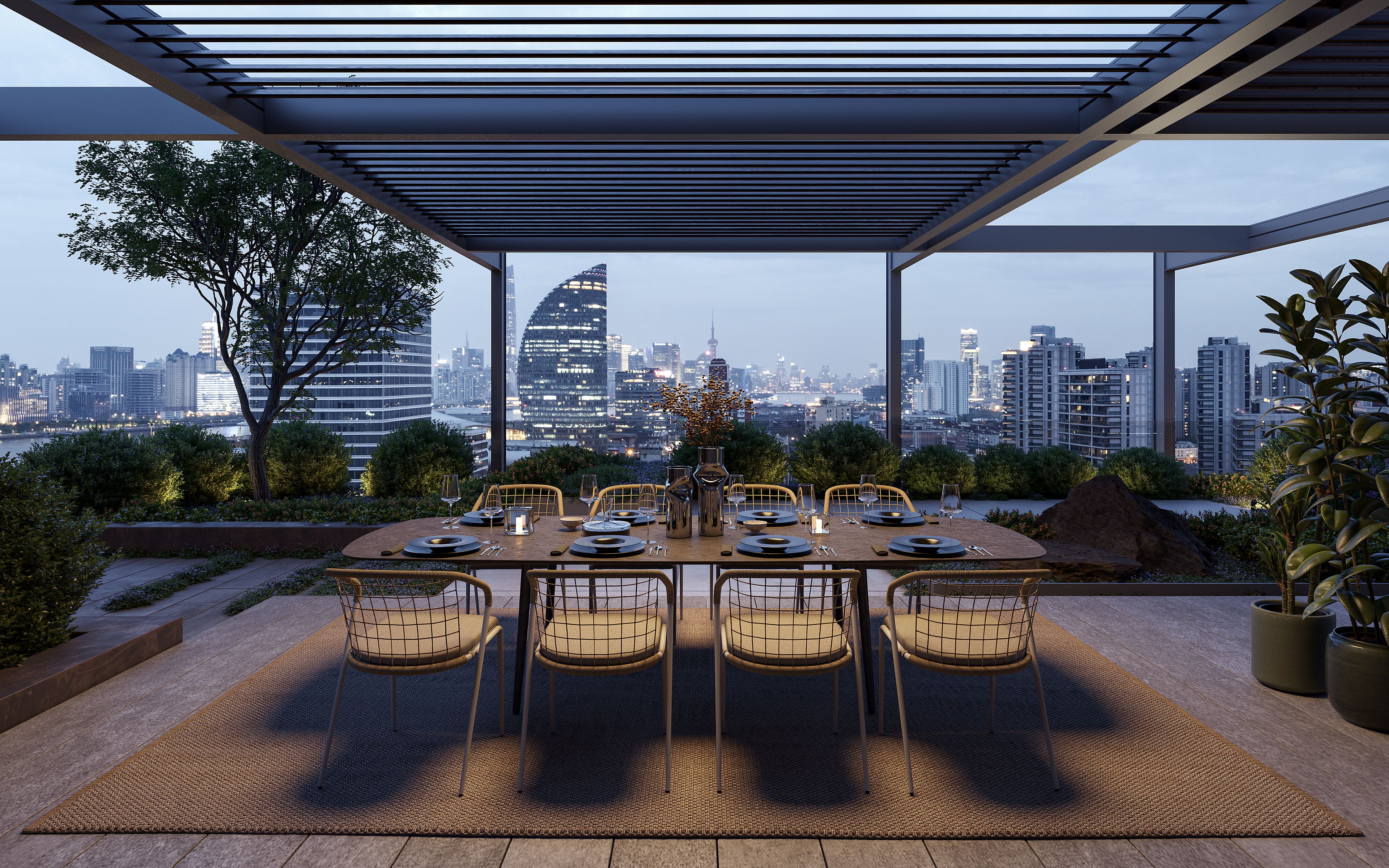 Алюминиевый садовый стул Royal Botania FENSI ARCH-00129270 - Вид №1