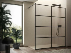 DISENIA Душевая кабина двухместная стеклянная с поддоном Vitrum