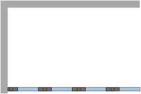 16041111L Душевое ограждения на борт вынны Ambassador Китай Bath Screens - Вид №4
