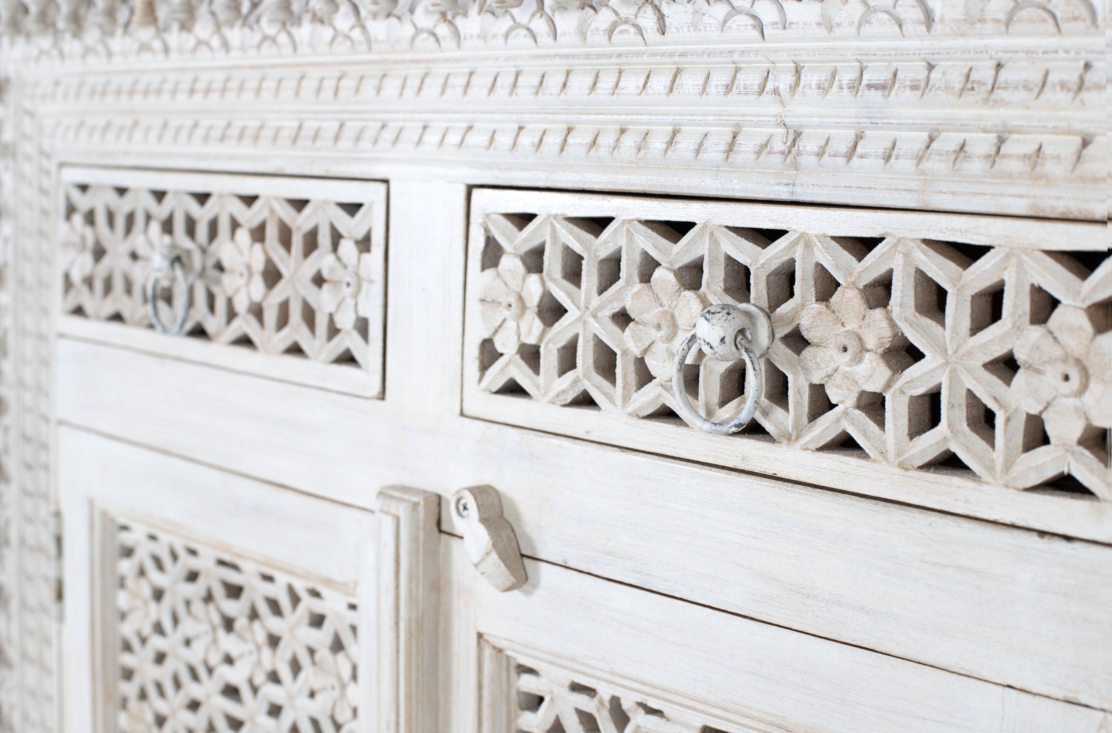 Манго шкаф с распашными дверцами и ящиками Giner y Colomer Бхопал ARCH-00119976 - Вид №2