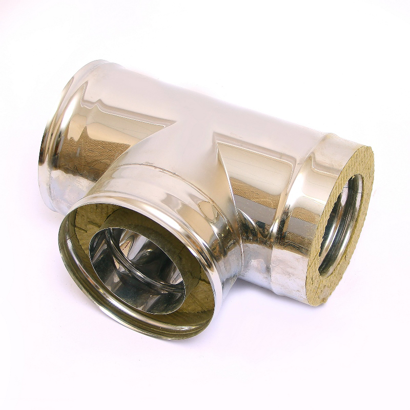 Сэндвич-тройник 90" Ferrum Ф200х280 оцинкованная сталь (430/0,5мм) FD11200N5FC - Вид №1