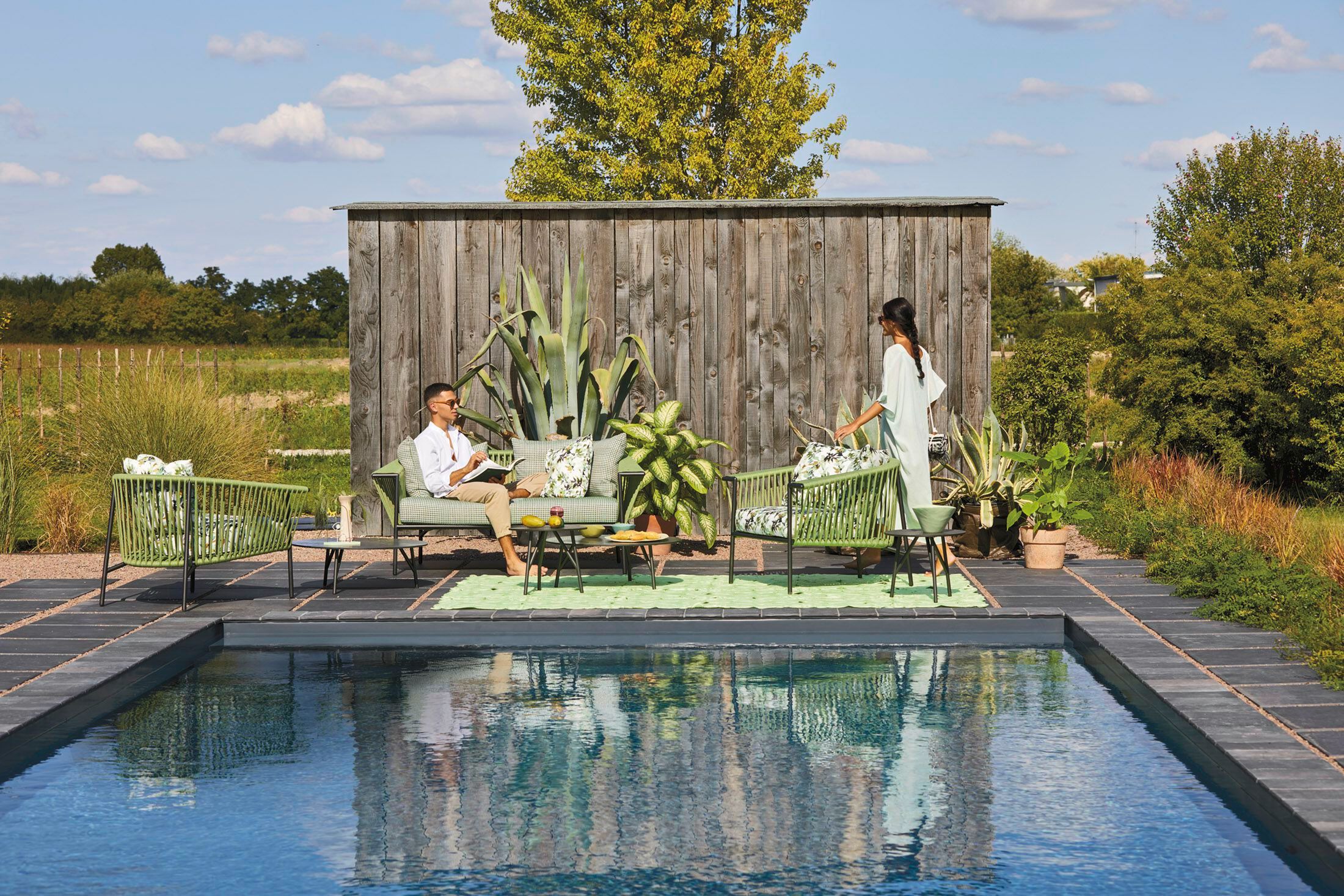 Стальной диван с порошковым покрытием Roberti Corolle ARCH-00119544 - Вид №5