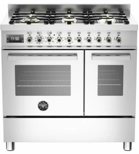 Bertazzoni Профессиональная отдельно стоящая кухня из нержавеющей стали Professional Pro90 6 mfe d