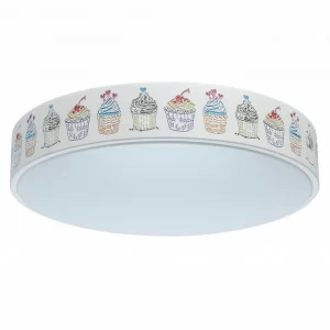 Потолочный светодиодный светильник De Markt Гуфи 716010101 DE MARKT ГУФИ 202693 Белый;серый