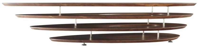 Ligne Roset Низкий журнальный столик из ореха  19960010  - Вид №1