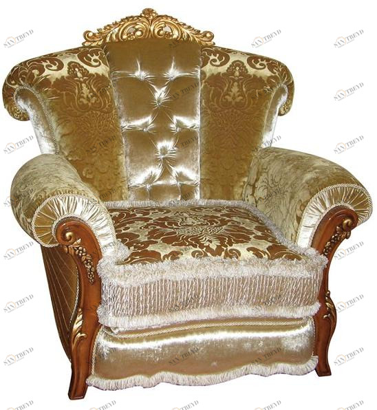 Barnini Oseo Кресло с обивкой из ткани с подлокотниками Reggenza luxury X105