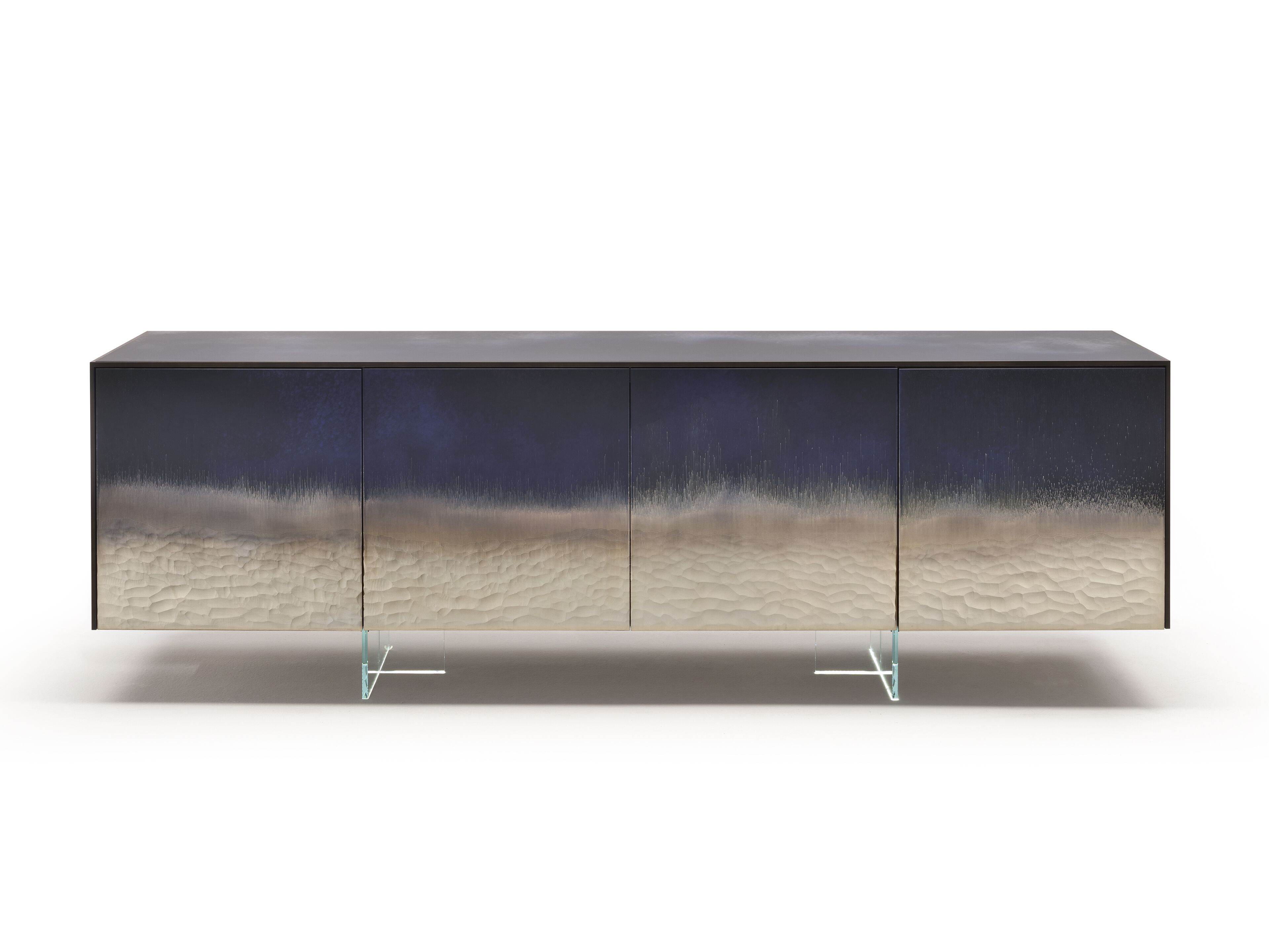 Шкаф из дерева и стекла с распашными дверями ARTE VENEZIANA Стромболи ARCH-00114823