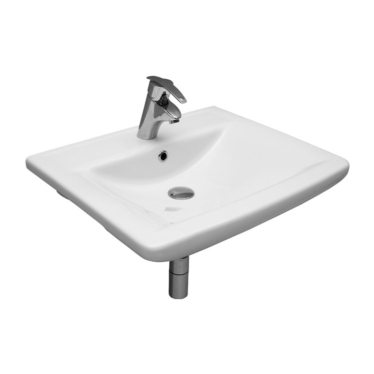 1835  1835 Умывальник с половинной столешницей 60x49,5см Eca  - Вид №1