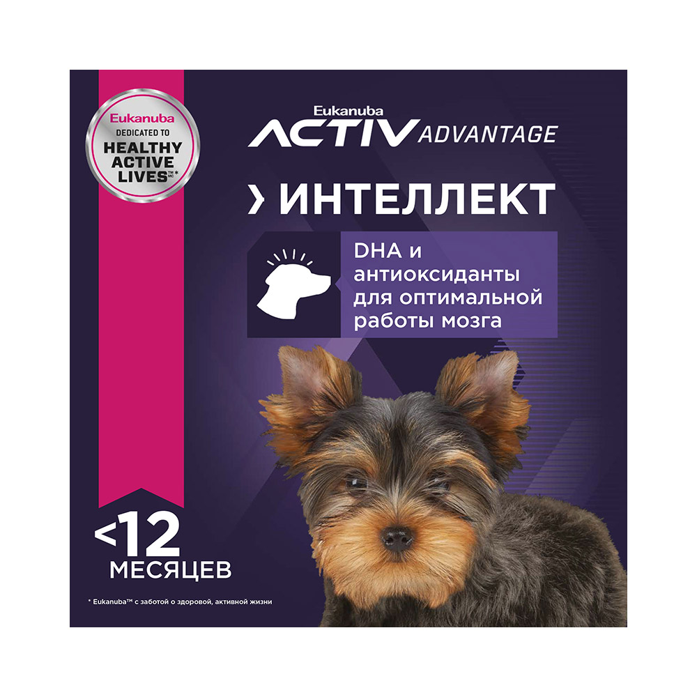 ПР0033544 Корм для щенков для миниатюрных пород сух. 500г Eukanuba  - Вид №1