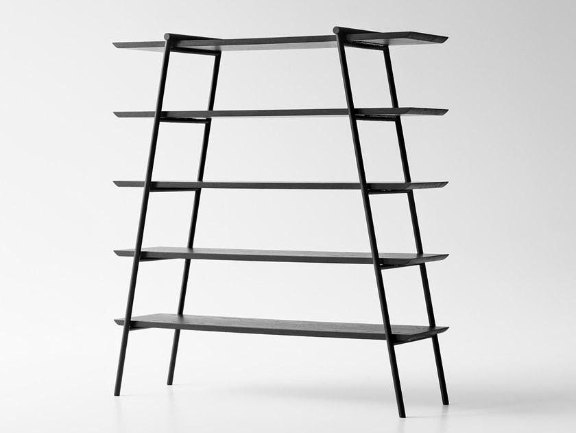 Zegen Открытый двусторонний книжный шкаф из стали и дерева Duoo Santreyd sun-id-1477623 - Вид №1