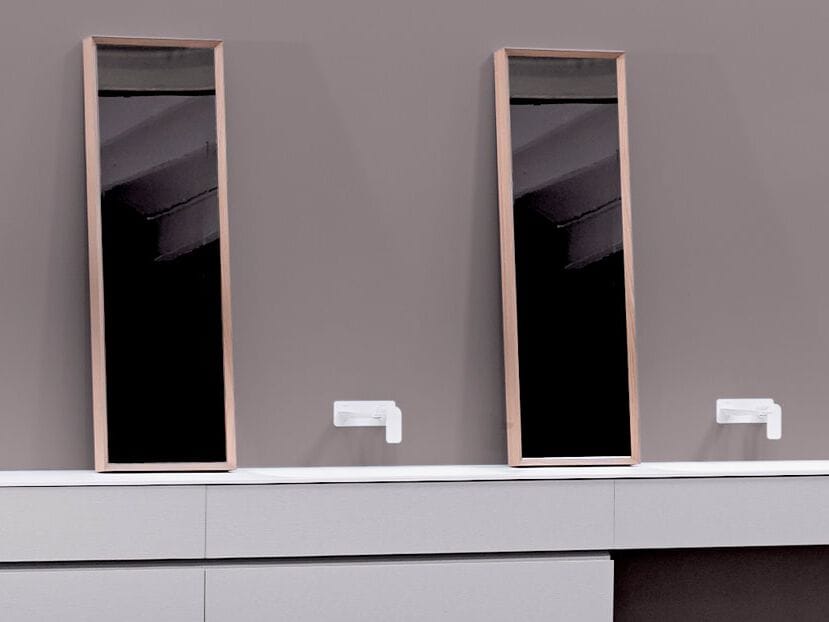 Прямоугольное зеркало с рамкой для ванной комнаты Inbani слой ARCH-00034482 - Вид №1