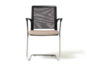 Консольный штабелируемый стул с подлокотниками