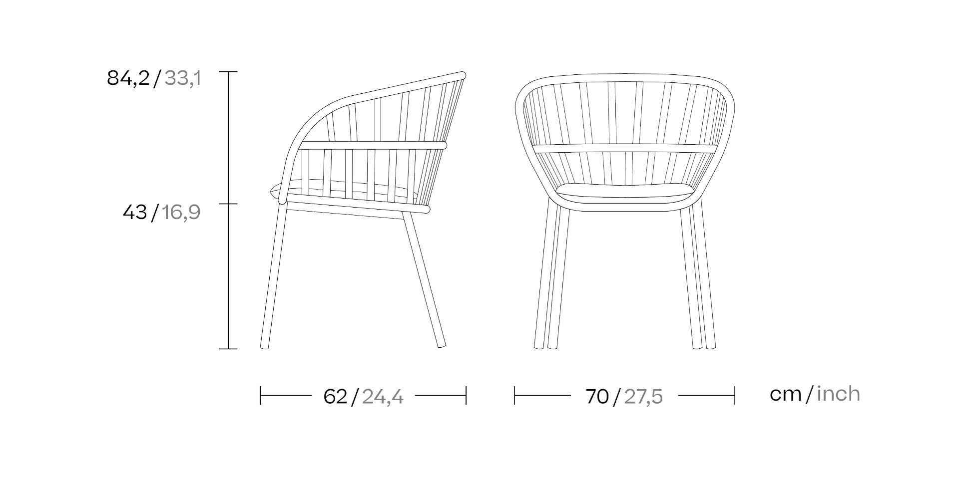 Садовый стул Kettal ARCH-00153277 - Вид №12
