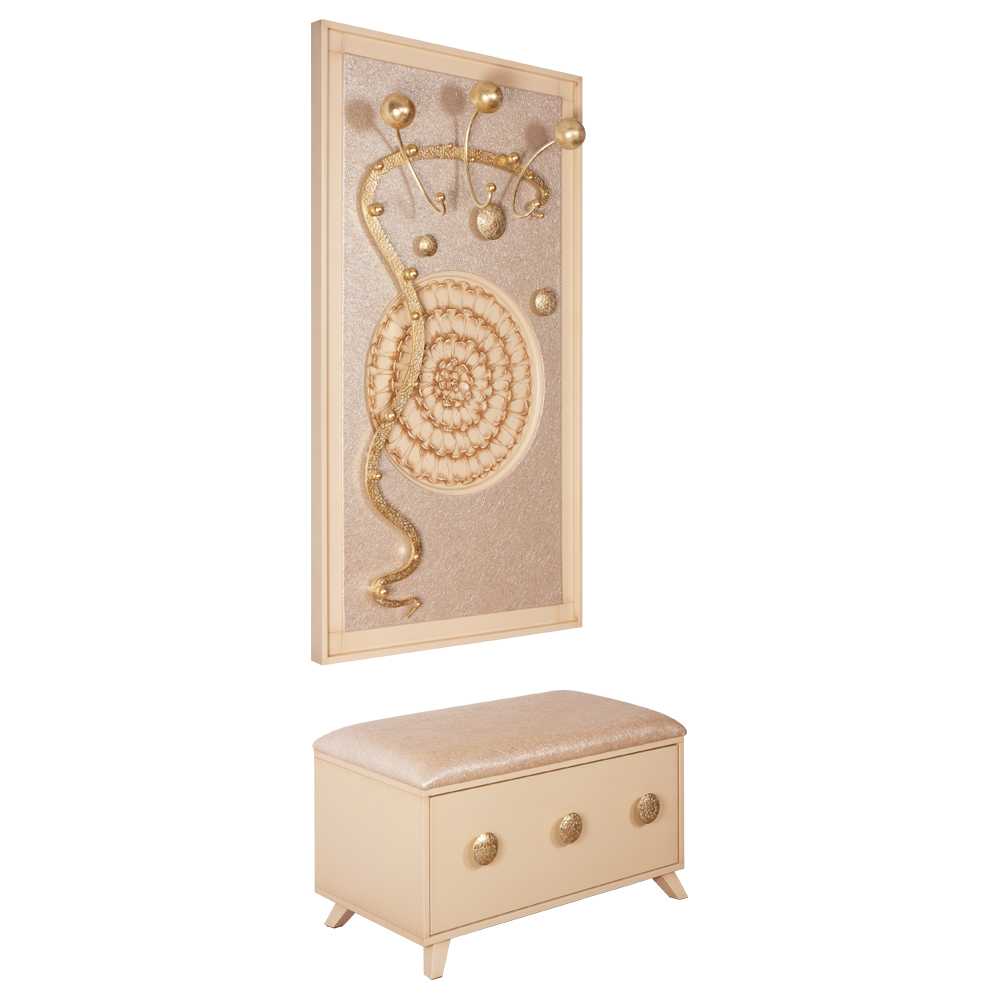 15006,14022,75092,17138 Комплект для прихожей Heri Айвори BOGACHO 4627155811105, 4627155811082, 4627179651473, 4627179652609 - Вид №1