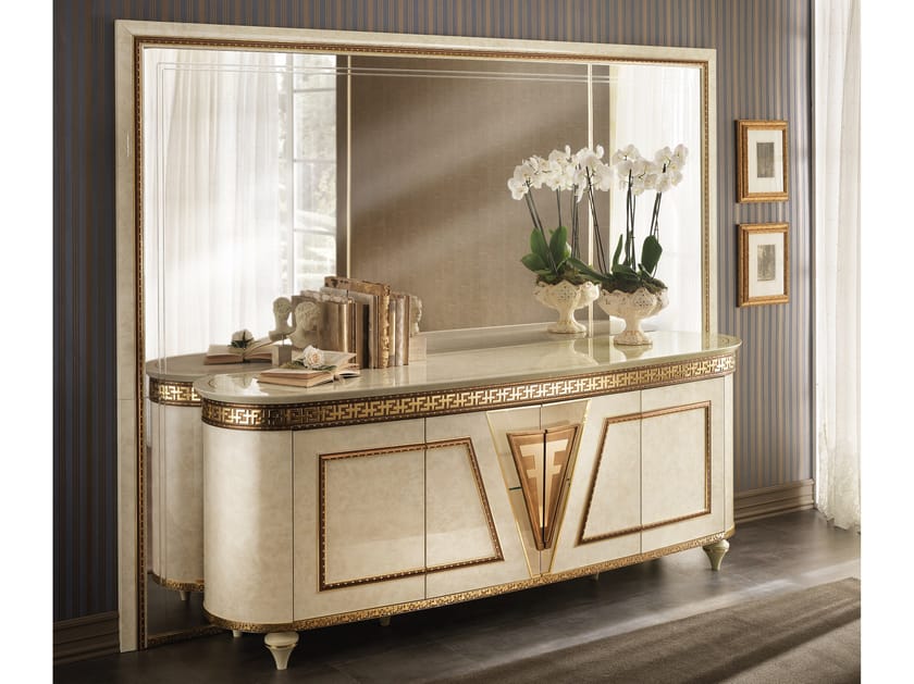 Настенное деревянное зеркало с рамкой Arredoclassic фантазия ARCH-00151469