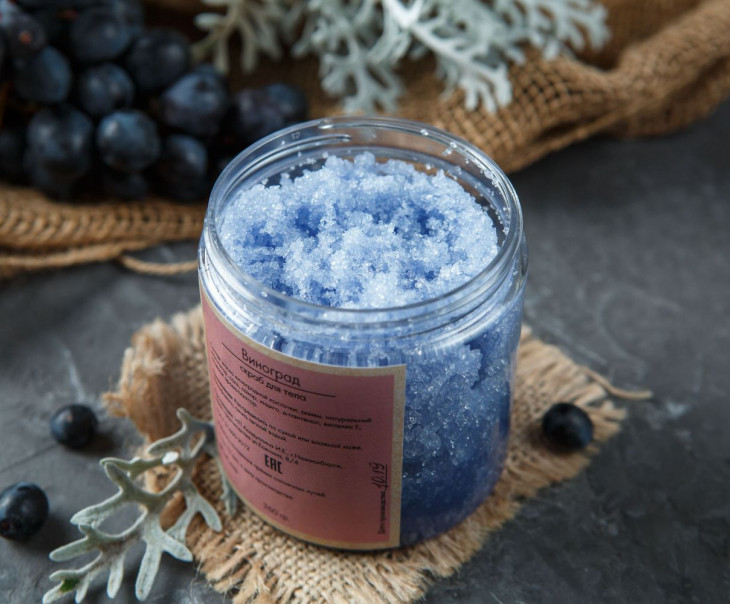 3781 Скраб для тела "Виноград" Вкусляндия  - Вид №1