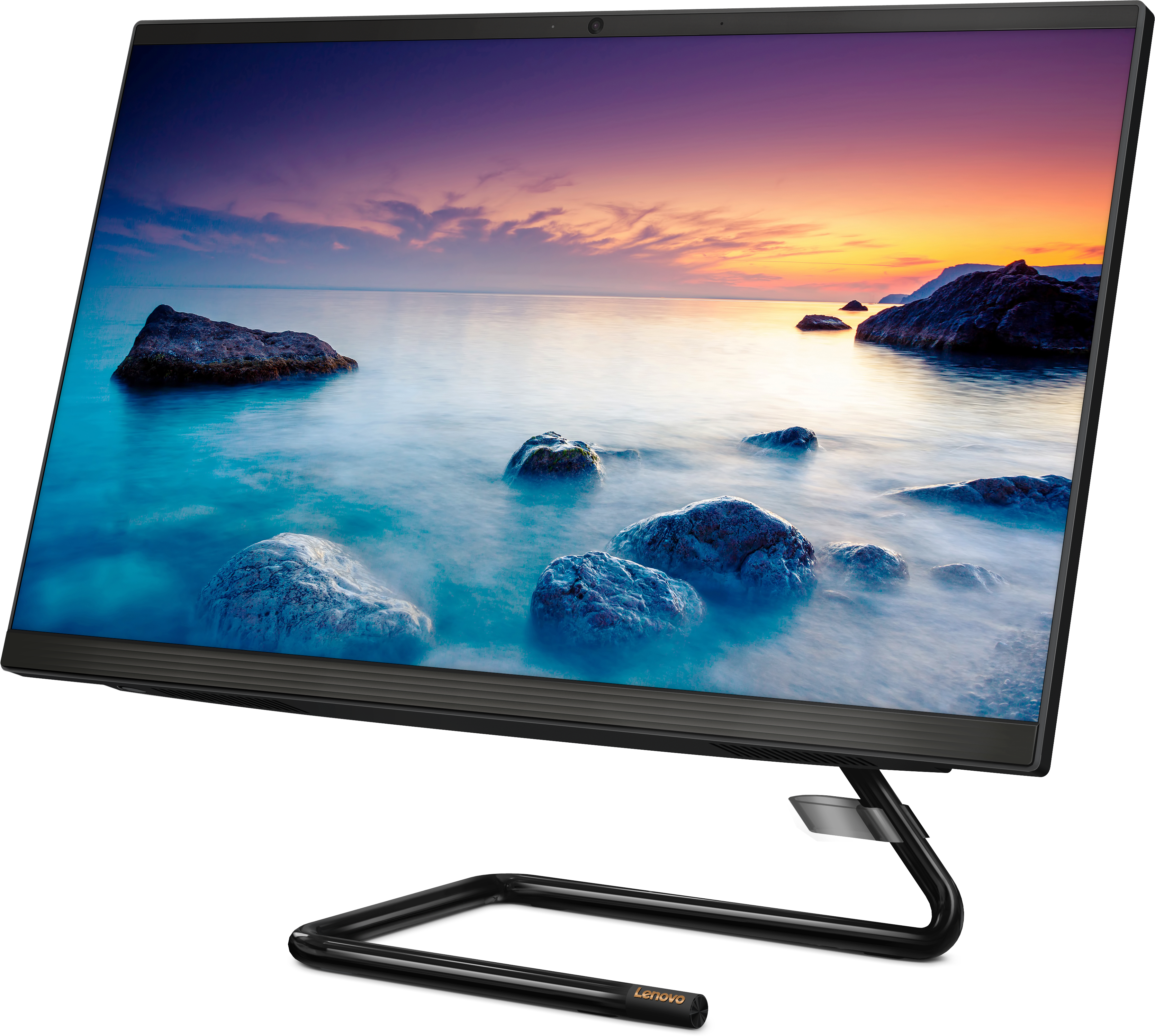 F0EW000WRK ideacentre aio 3 24are05 23.8"(1920x1080)/amd ryzen 3 4300u(2.7ghz)/4096mb/256ssdgb/dvdrw/int:amd radeon/bt/wifi/war 1y/6kg/black/dos + keyboard, mouse usb Lenovo Santreyd  - Вид №4