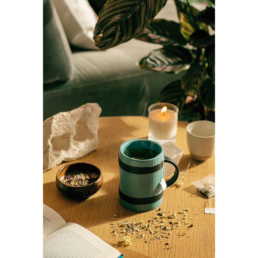 DYMUGYOGR Кружка yoga mug зеленая Doiy  - Вид №1