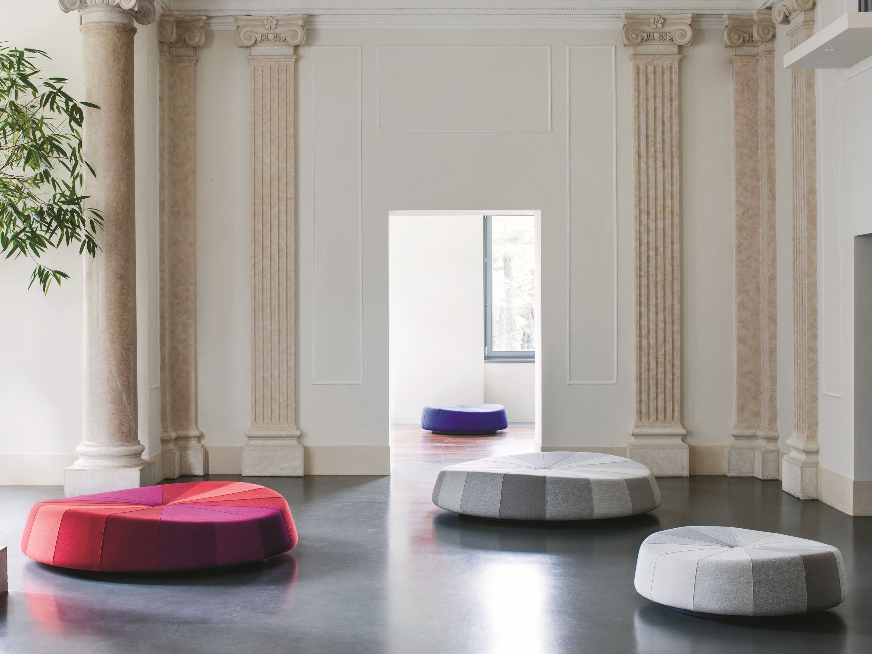 Ткань пуф La Cividina ветряная мельница ARCH-00015044 - Вид №1