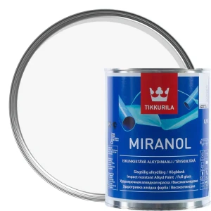 Эмаль Tikkurila Миранол цвет белый 0.9 л