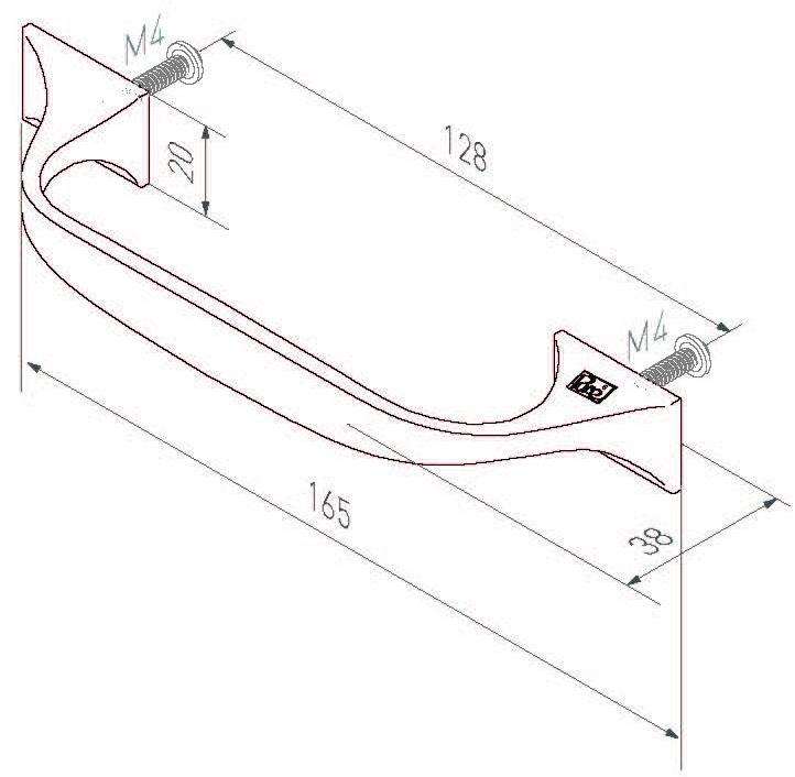 Dauby Мебельная ручка Pure® 14692 - Вид №2