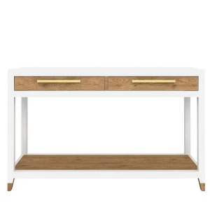 Консоль белая с ящиками и полкой Arnika FURNITERA  120363 Бежевый;белый