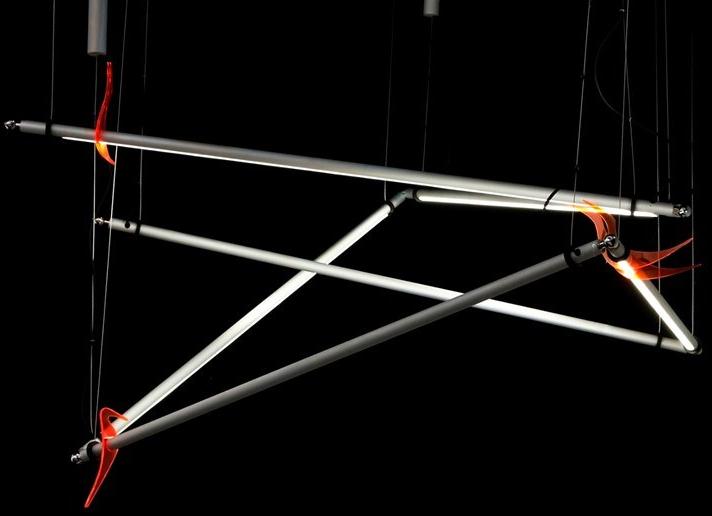 Martinelli Luce Светодиодный подвесной светильник из алюминия Colibrì 2080/1/ne Colibri - Вид №10