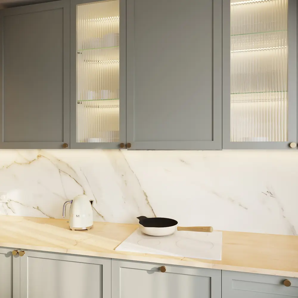 Столешница Delinia Бунратти 120x3.8x80 См Бдсп/дсп Цвет Бежевый ДСП Прямой угол STLM-2153206 - Вид №10