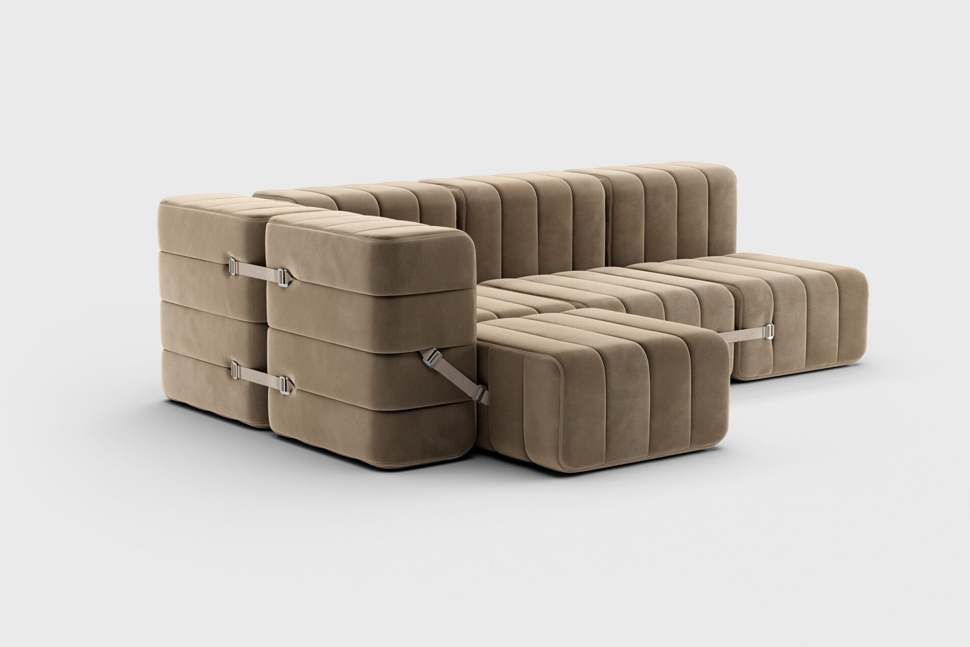 Модульный угловой диван из ткани AMBIVALENZ Curt ARCH-00061719 - Вид №33