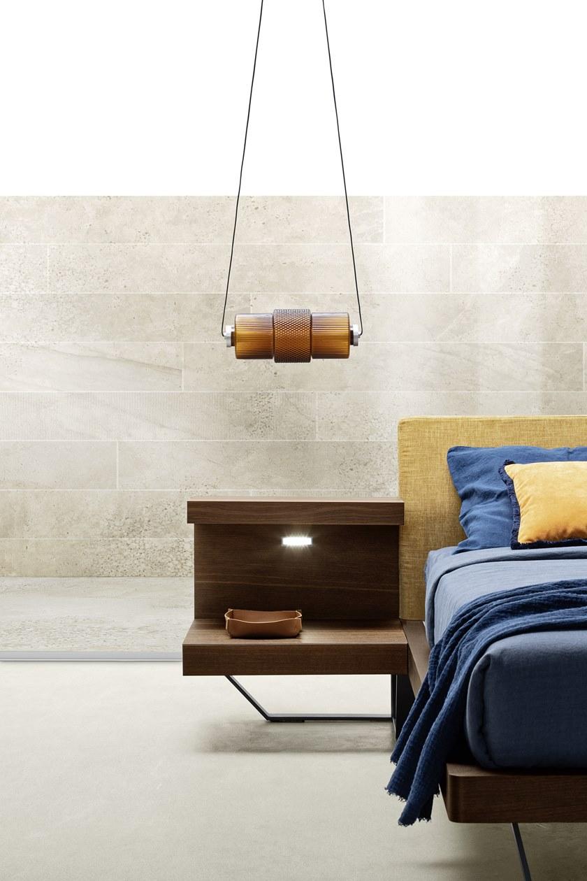 ZANETTE Двуспальная кровать из дерева со встроенными прикроватными тумбочками sun-id-1380672 - Вид №8