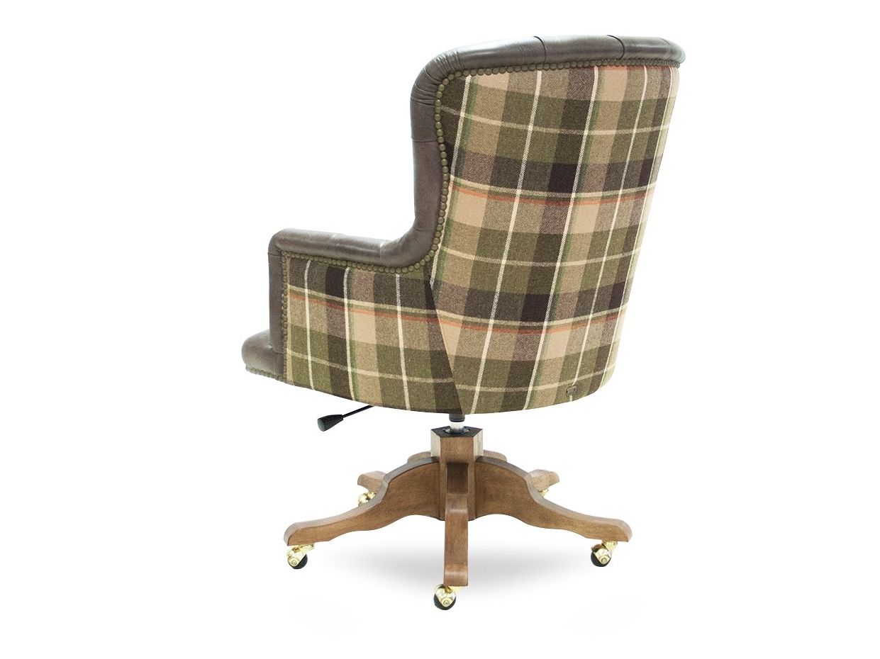 Офисное кресло с регулируемым по высоте кожаным подлокотником с 5 спицами CREARTE COLLECTIONS Capital Origins ARCH-00135722 - Вид №2