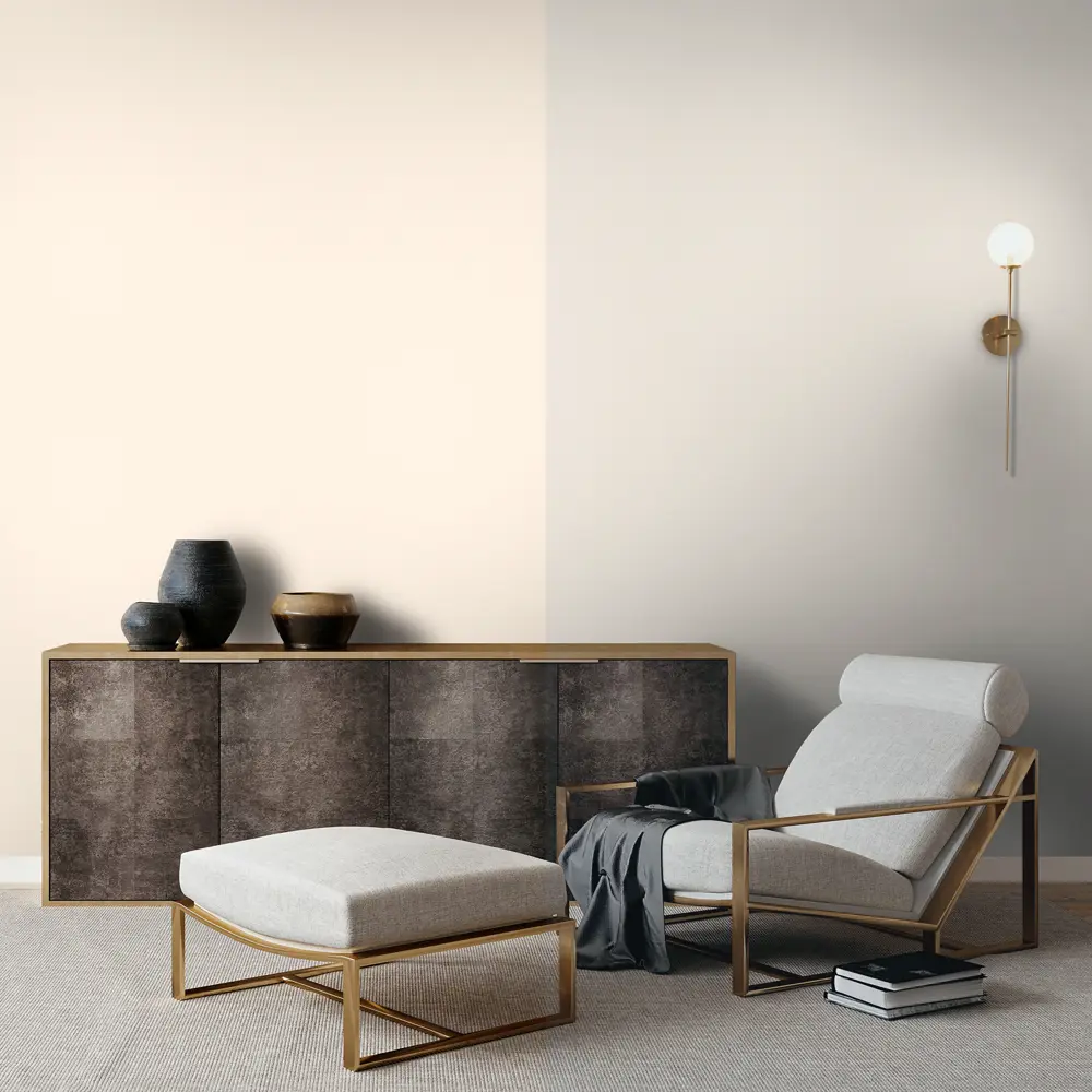 WALLSECRET Cascade - флизелиновые обои бежевые для элегантного интерьера 89341392 STLM-0836423 - Вид №4