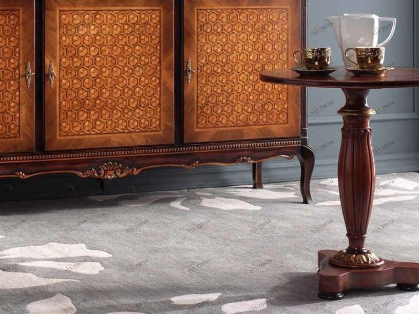 Arvestyle Круглый журнальный столик из массива дерева Baroque Br-2097