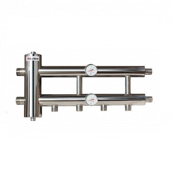 Купить Распределительный коллектор с гидрострелкой 60 кВт, 2+1 контур Прокситерм GSK2521 - Вид №6