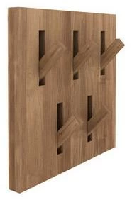 Ethnicraft Настенная вешалка из тика Teak utilitiles 15097
