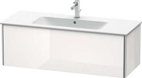 XS407403838 Тумбочка подвесная XSquare #XS4074 1210 x 478 мм Доломитово-серый глянцевый лак Duravit - Вид №2