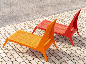 Stainless steel outdoor chair