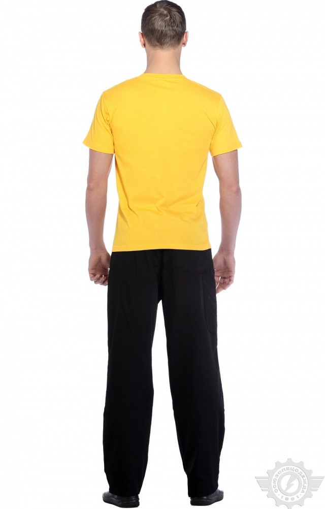 61049 Футболка "Престиж" желтая  Одежда для официантов  размер XS (44) Спецодежда  - Вид №9
