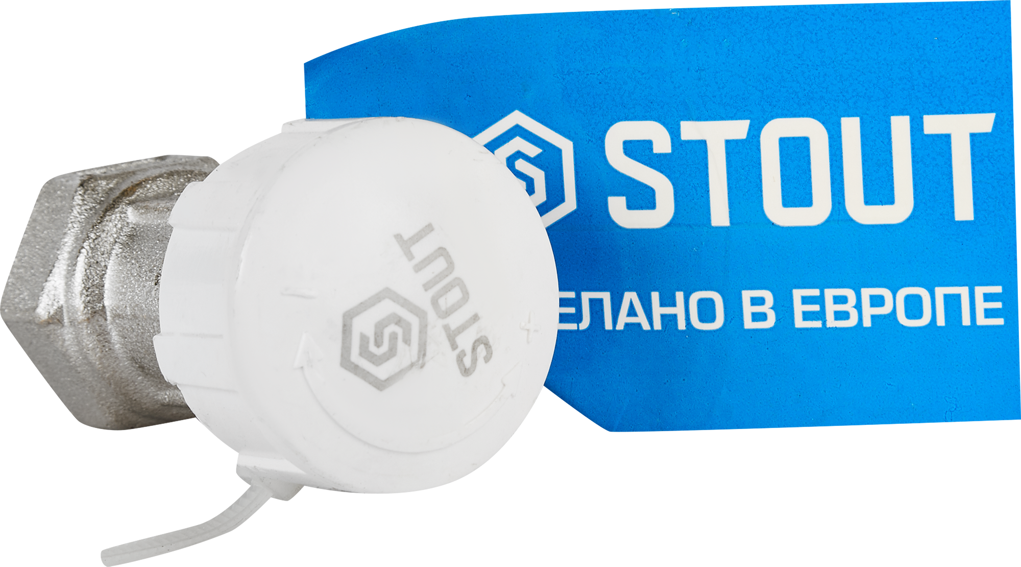 Термостатический клапан Stout с угловым подключением 1/2" 82432115 STLM-0027257 - Вид №4