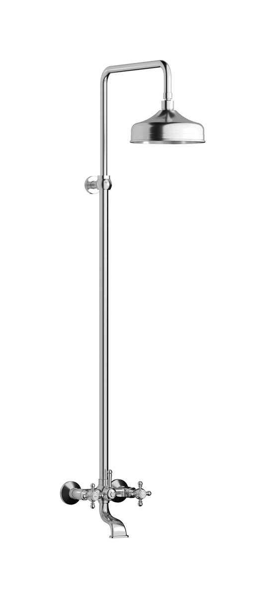Душевая колонна с изливом для ванны. WE ARE IB hr850ss Brushed Nickel Indoor Shower