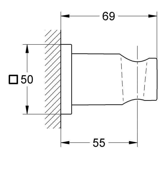 Держатель для душа Grohe Rainshower® ARCH-00149711 - Вид №2