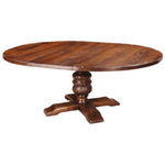 HT218A Раздвижной круглый обеденный стол Marlowe ijlbrown  - Вид №2