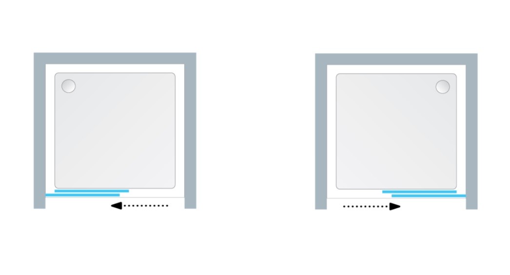 Душевая дверь в нишу Dorsa 00668  Словения Kolpa-San  - Вид №2