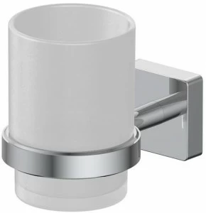 INDA® Настенный держатель зубных щеток из матового стекла Forum quadra A30100