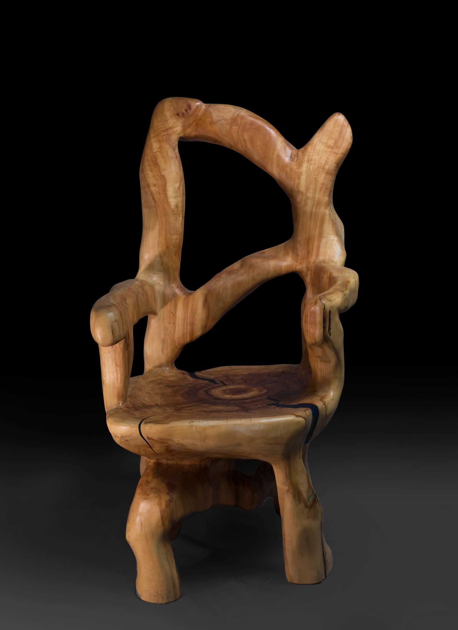 Деревянное кресло с подлокотниками Logniture Veles ARCH-00090753 - Вид №4