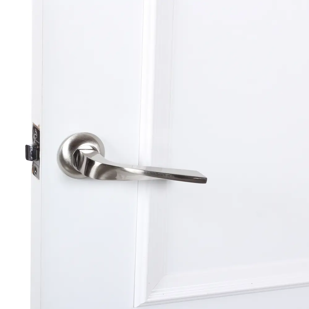 Ручка дверная на розетке Фабрика Замков Z 106, цвет матовый никель STLM-2108560 - Вид №5