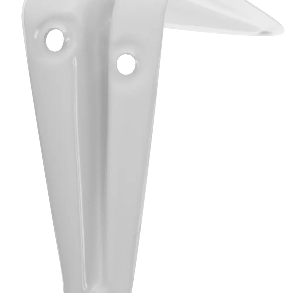 Кронштейн для полки Utility 7.5x10 см нагрузка до 10 кг металл цвет белый LARVIJ STLM-2121097 - Вид №1