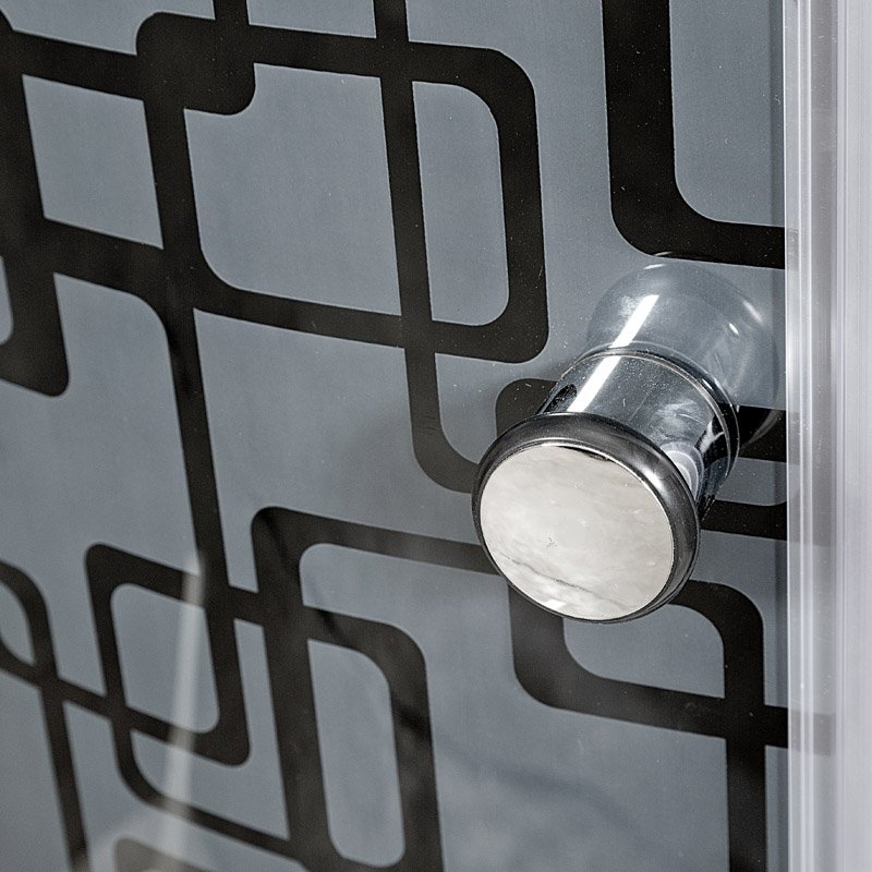 ЕМ1510 с электрикой (эл.) Душевая кабина DETO Серия EM BМ1510 N (без крыши) BLACK - Вид №13