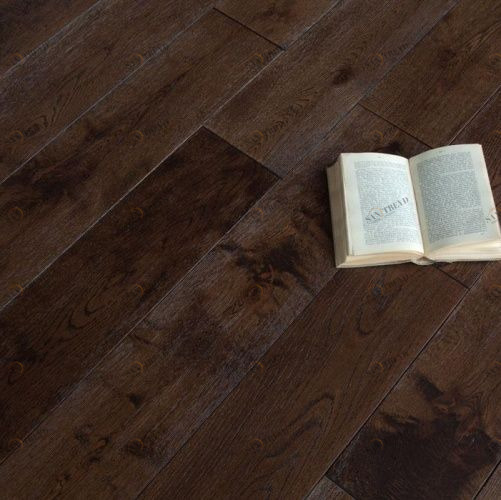 Массивная доска Magestik floor С покрытием Бренди () (300-1800)x150x18мм Дуб с брашью (Текстурированная) 300-1800х150 мм MGK Magestic floor 2600300192